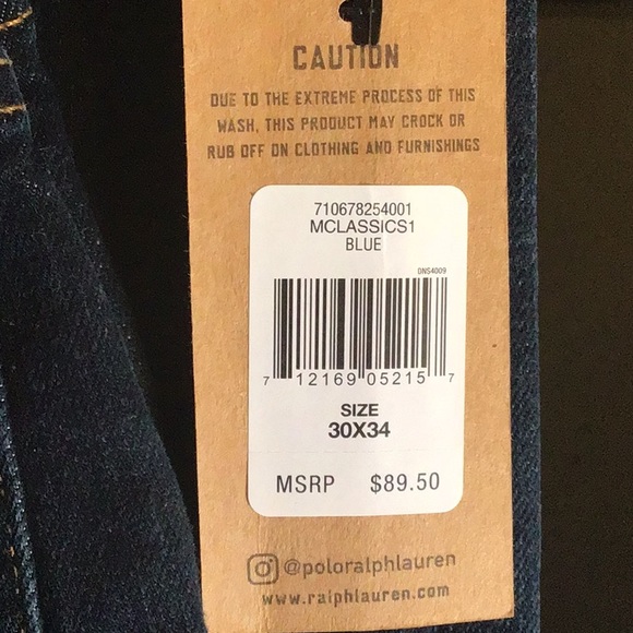 NWT Ralph Lauren Polo Hampton Relaxed Straight fit. - Picture 4 of 5